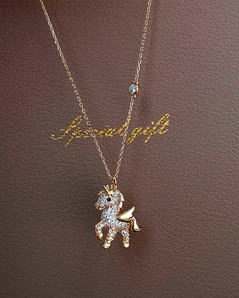 Angel Pony Pendant halskæde