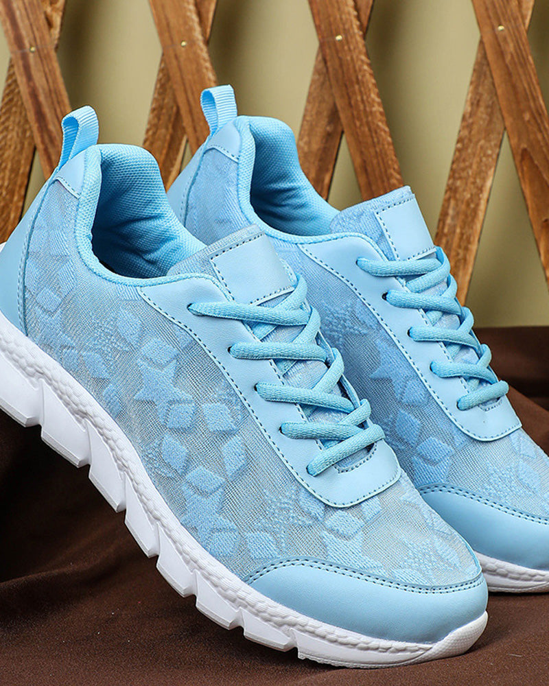 Mønstrede åndbare sneakers (Flere farvevarianter)