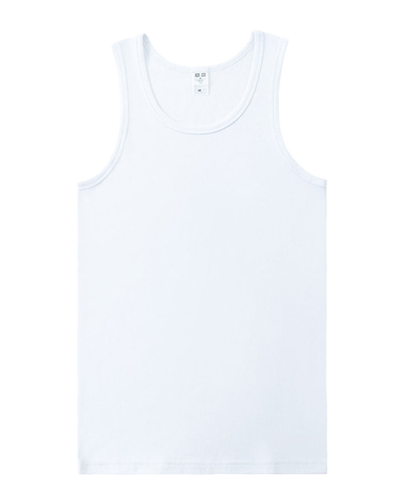 Ensfarvet tanktop (Herre)