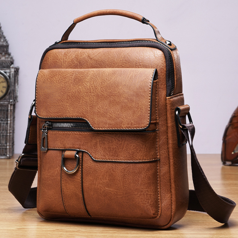 Vintage crossbody og skuldertaske (Herre)