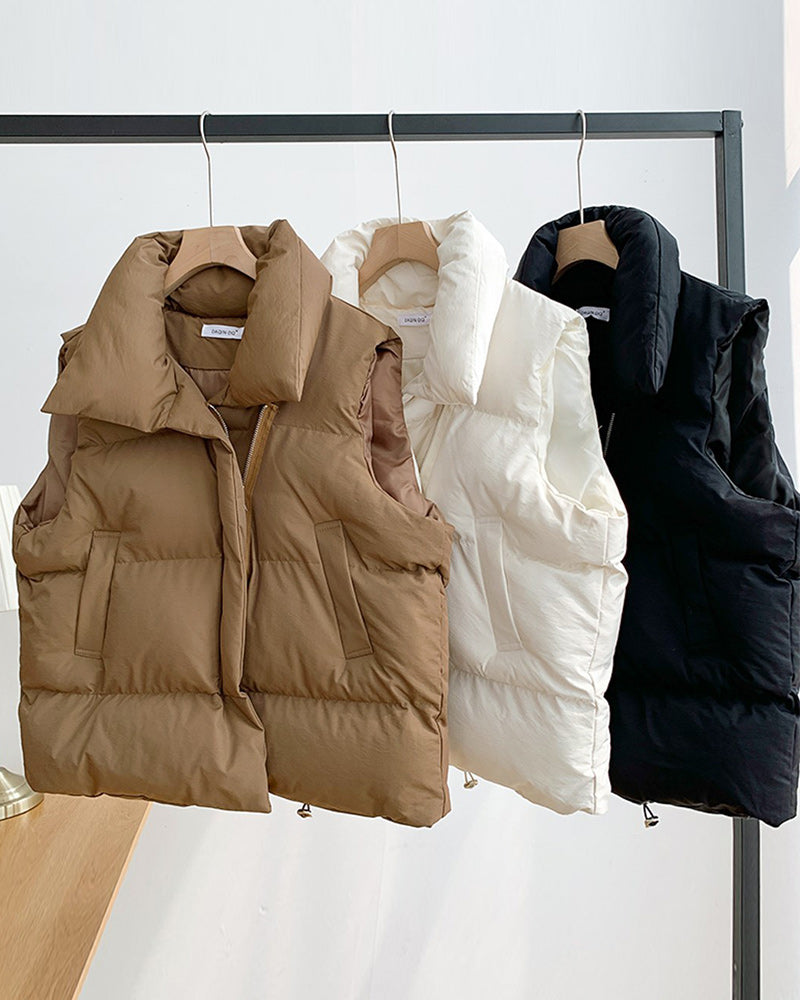 Ensfvarvet vatteret vest