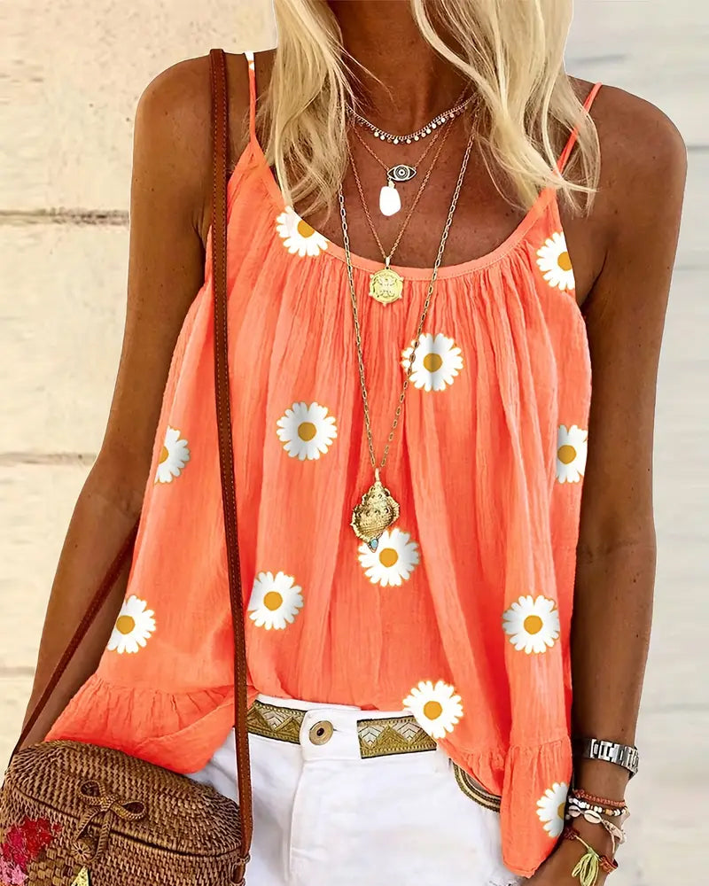 Cami Top Camisole Trykt