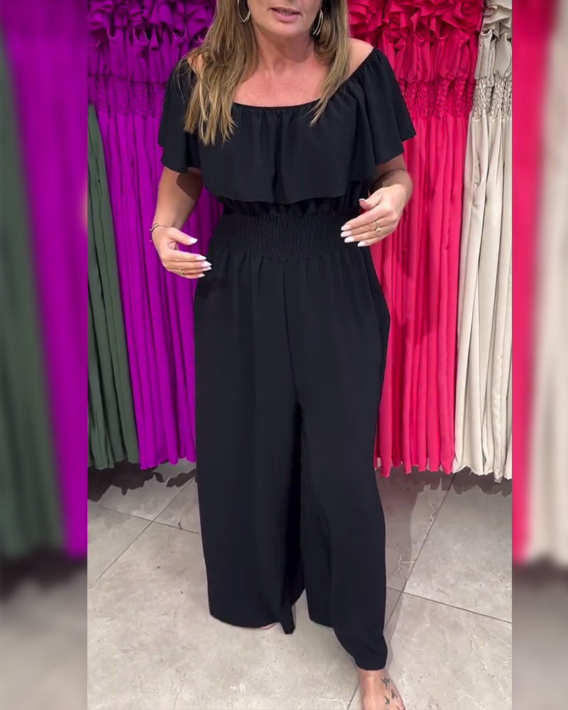 Ryschet En-Skulder Moderne Jumpsuit