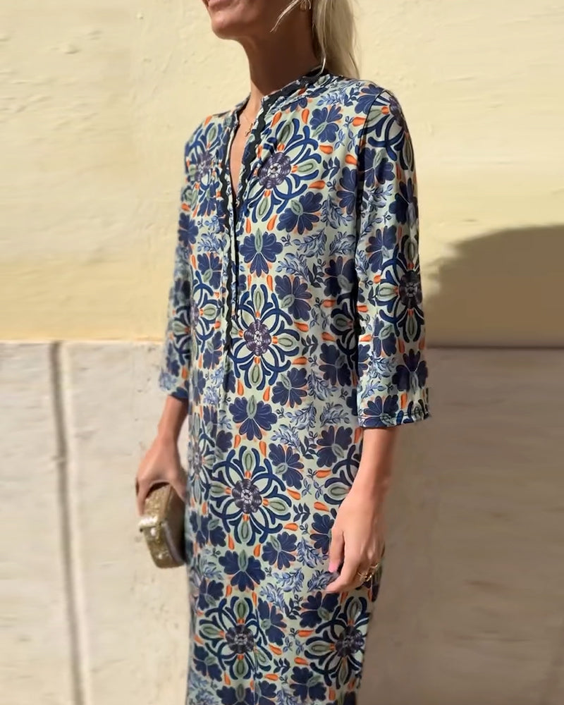 Kjole retro modeprint