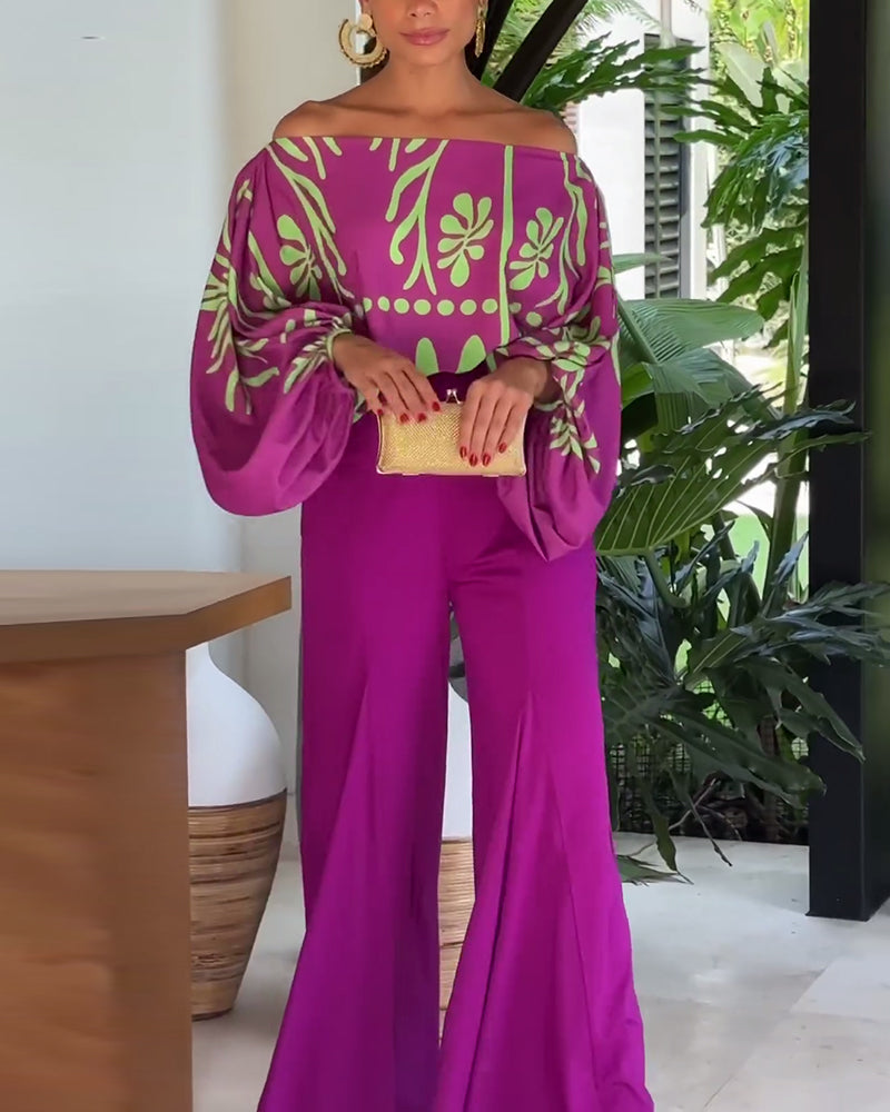 Dame elegant en-skulder bluse