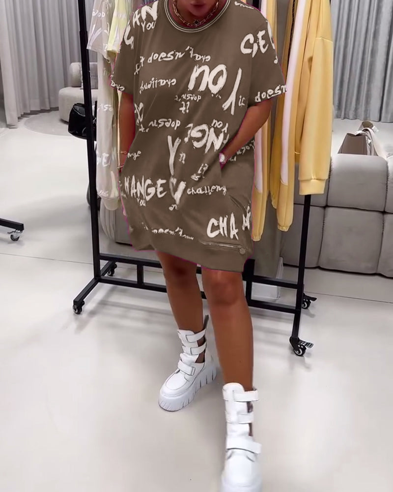 Kjole Løs Bogstavtryk