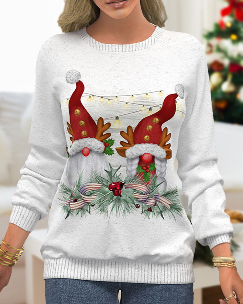 Julesweatre med print (flere varianter)