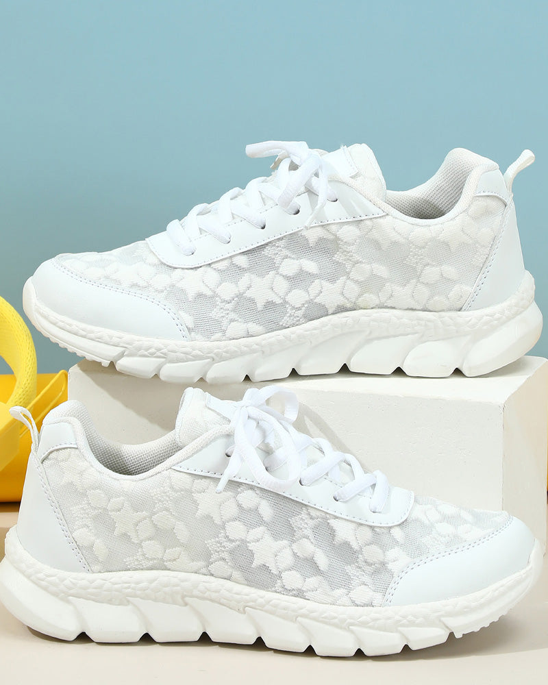 Mønstrede åndbare sneakers (Flere farvevarianter)