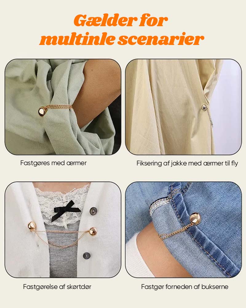 Multifunktions magnetiske tøjclips