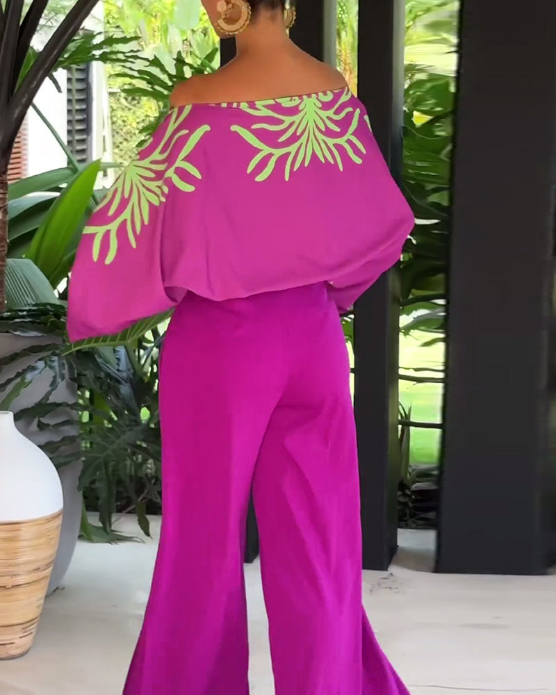 Dame elegant en-skulder bluse