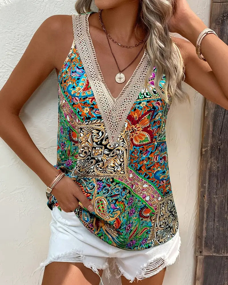 Vest Boheme Print