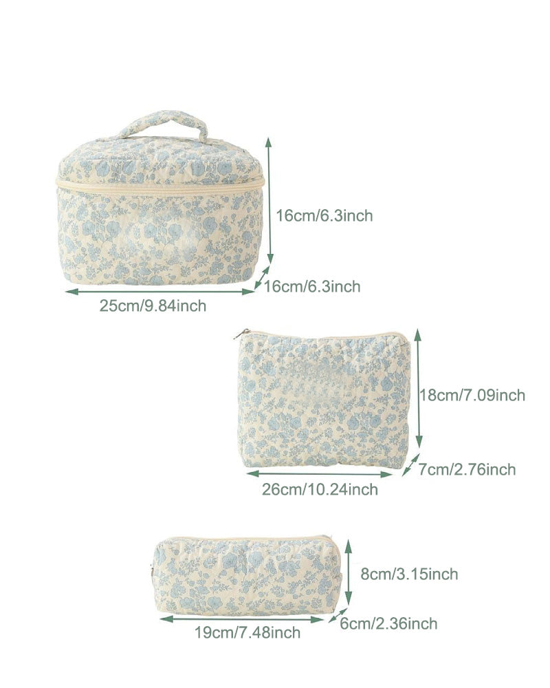 Tredelt kosmetiktaske sæt