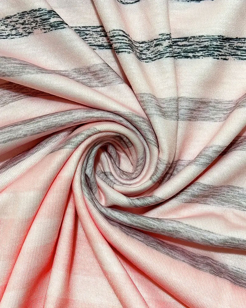 T-Shirt Rund Hals Kort Ærme Stribet