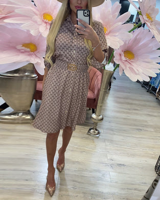 Skjortekjole Krave Diamant