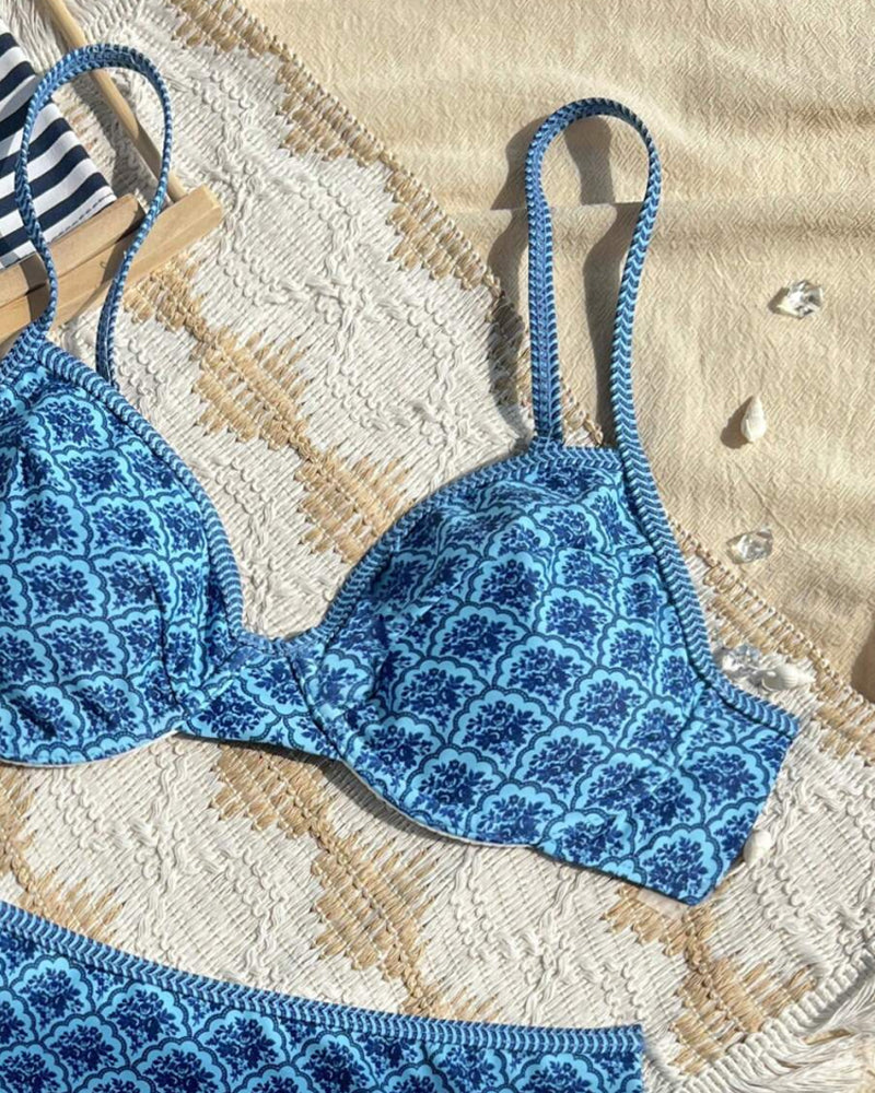 Bikini Sexet Stropper Trekant Print