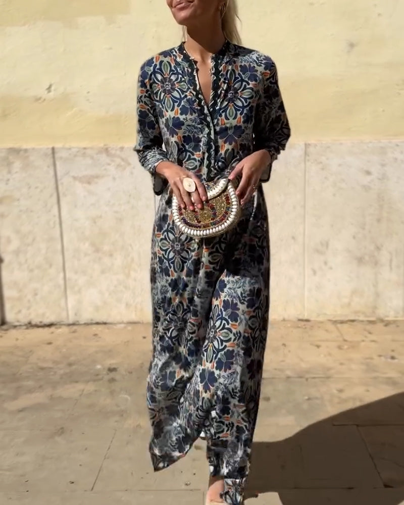 Kjole retro modeprint