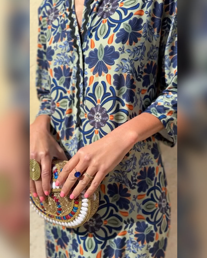 Kjole retro modeprint