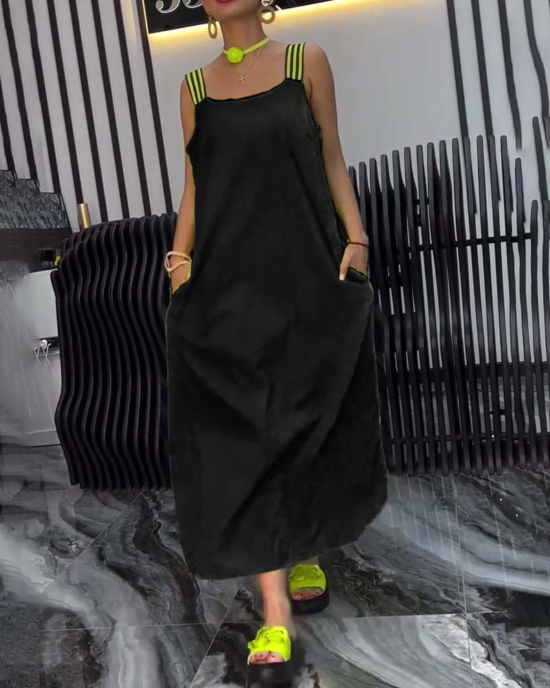 Kjole Splittet Stropper Løs