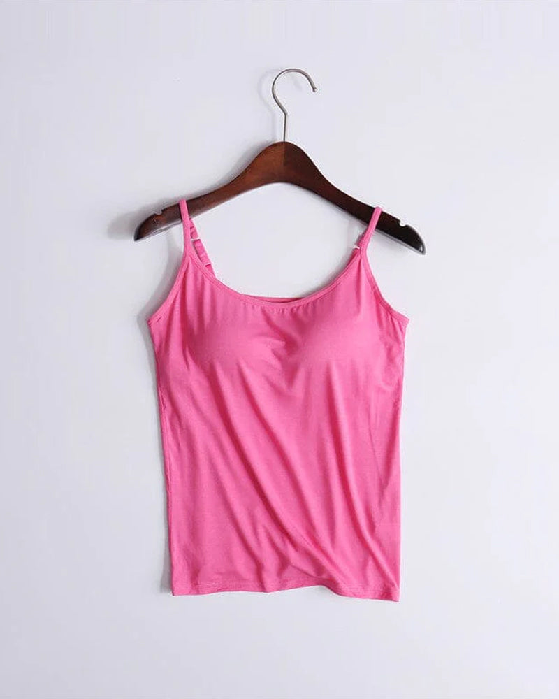 Tanktop med indbygget BH