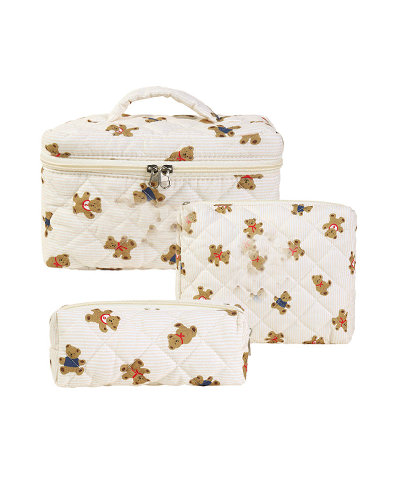 Tredelt kosmetiktaske sæt