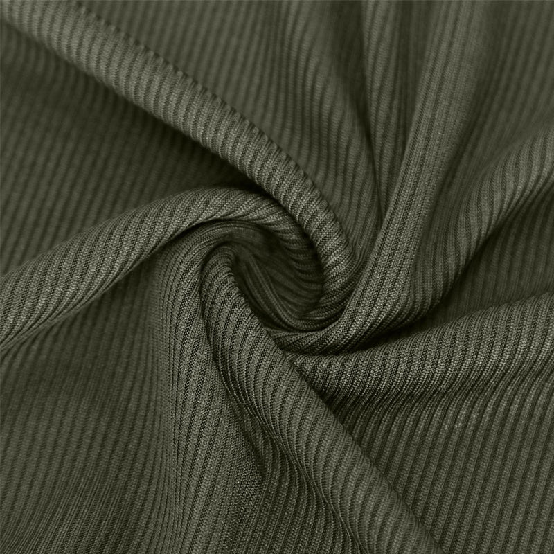 Mænds slim fit v-hals langline muskelskjorte