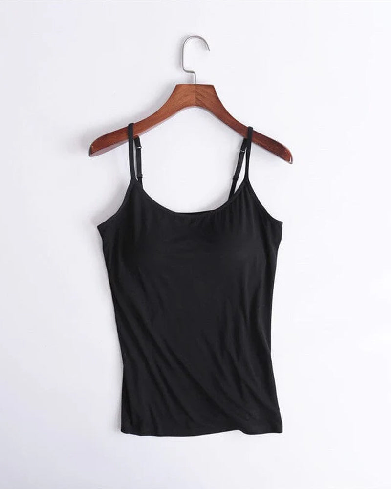 Tanktop med indbygget BH