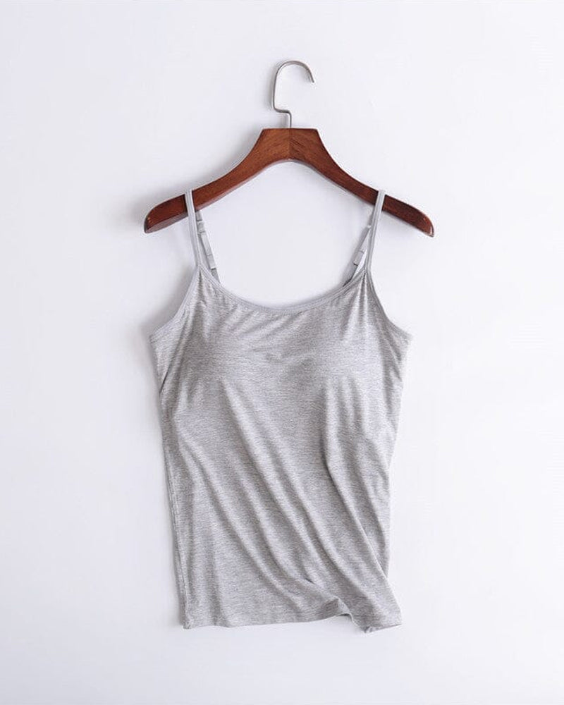 Tanktop med indbygget BH