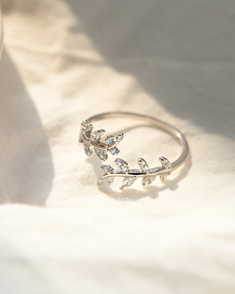 Dameringe Fashion Outdoor Leaf Ring