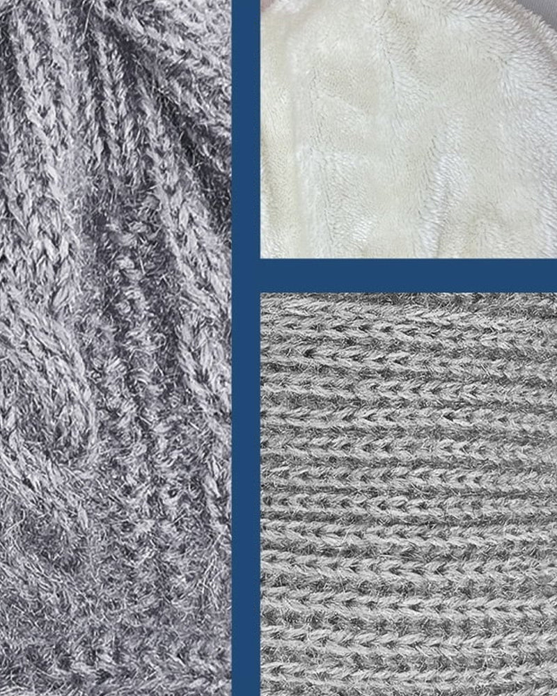 Vindtæt huetørklæde med integreret ørebeskyttelse