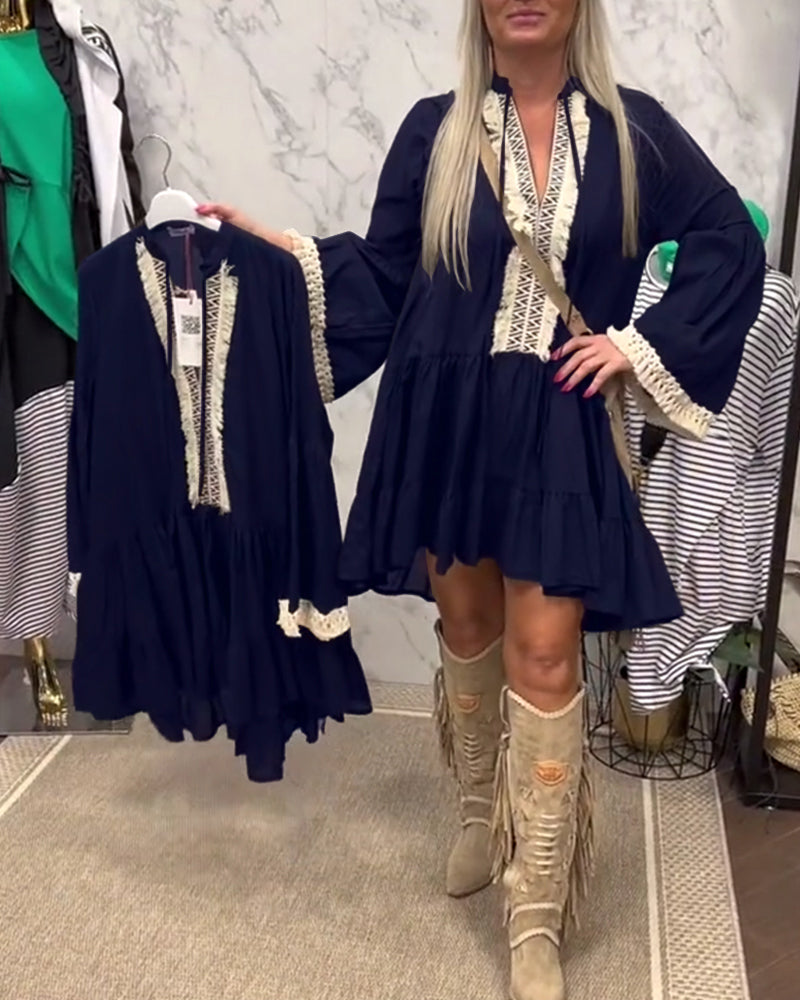 Løs Bohemian Feriekjole