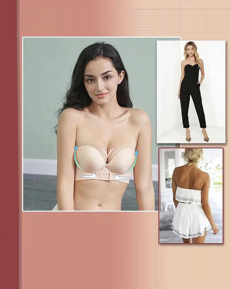 Stropløs bh med frontspænde