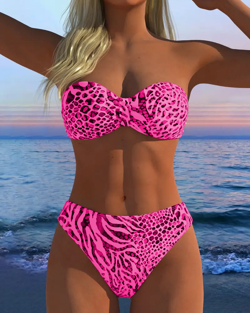 Badedragt Sexet Leopardprint To-Del