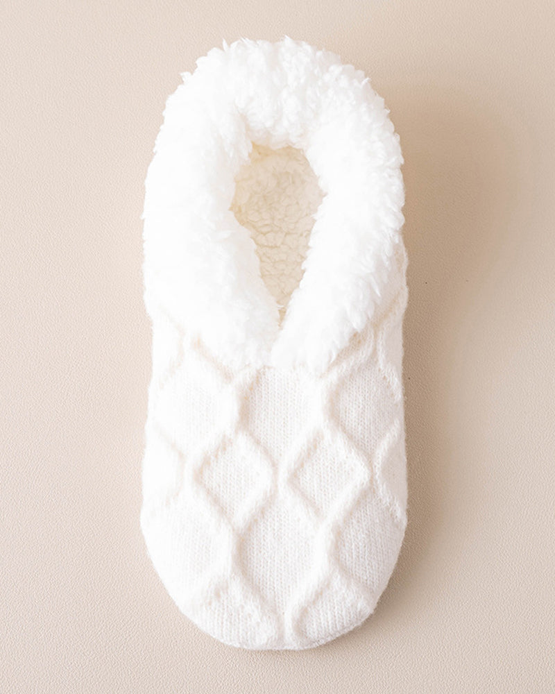 Skridsikre termiske hyggegulvsokker