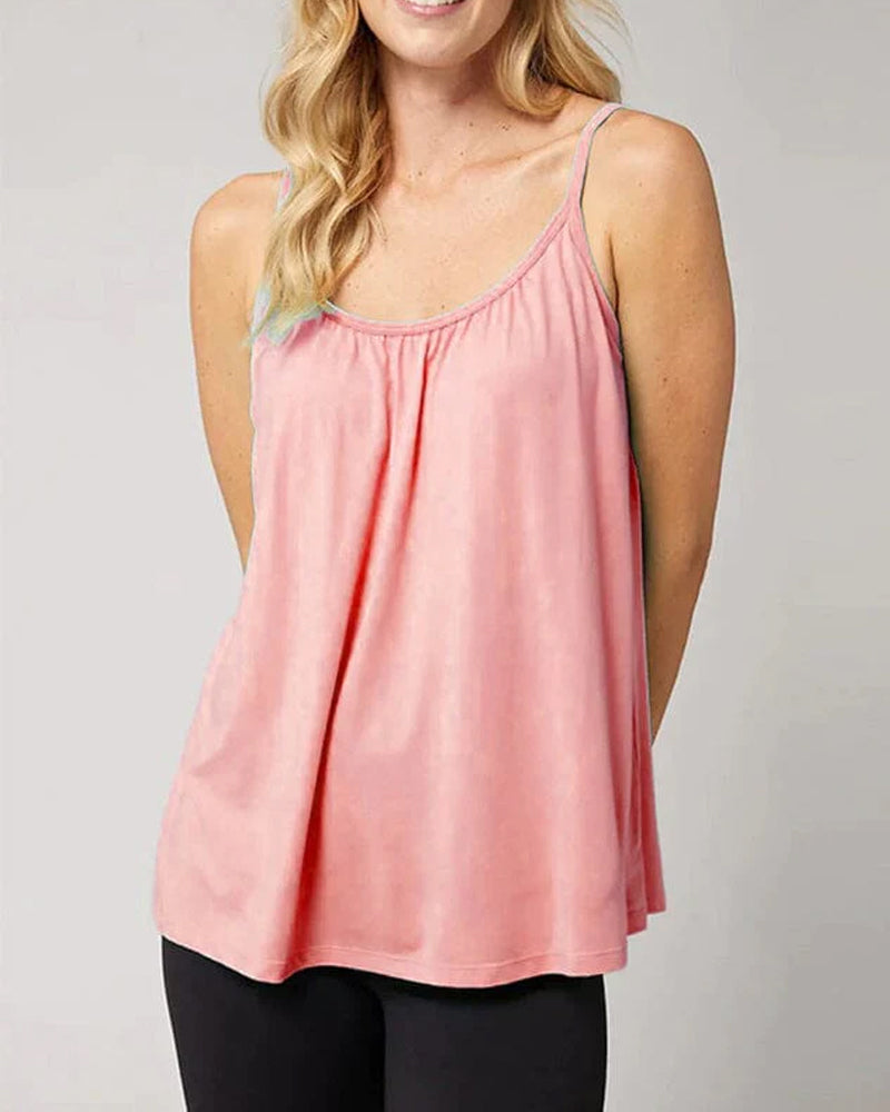 Tanktop med indbygget BH