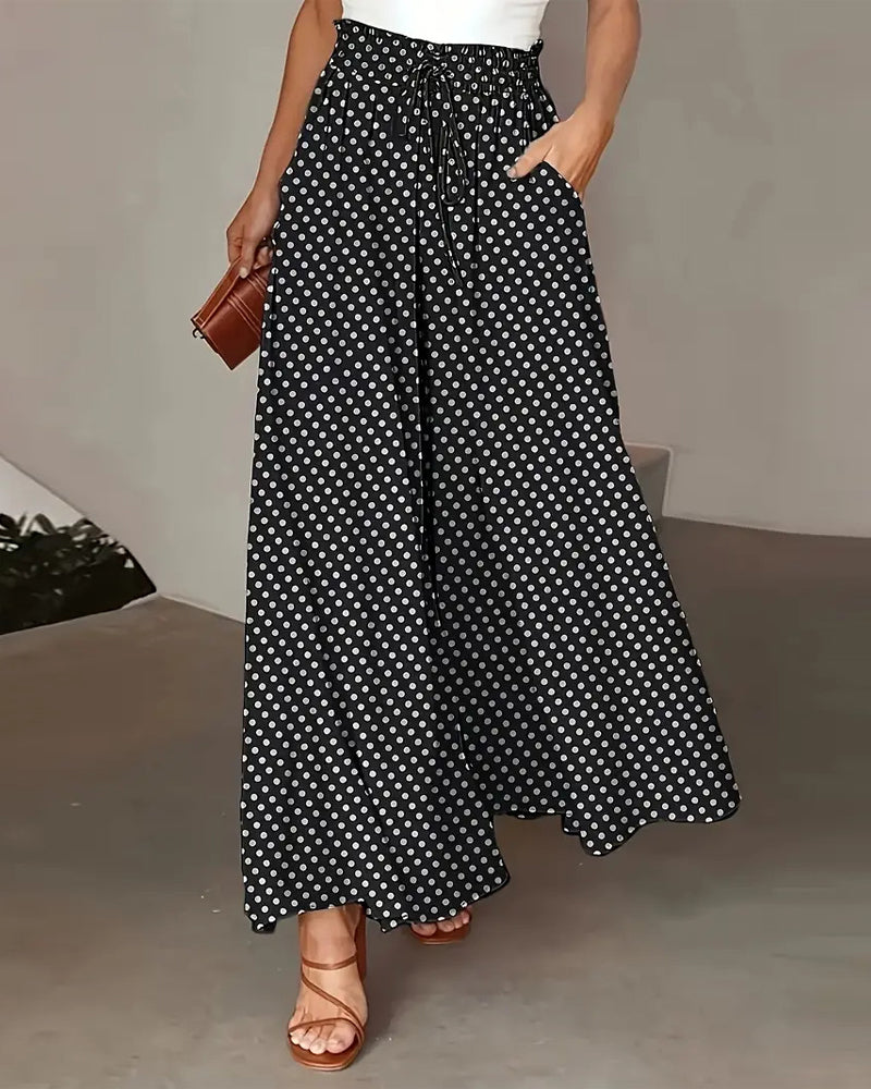 Bukser Polka Prik Tryk Lang