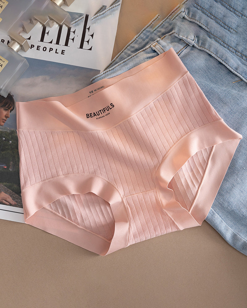 Trusser Langfibret Bomuld Høj Talje