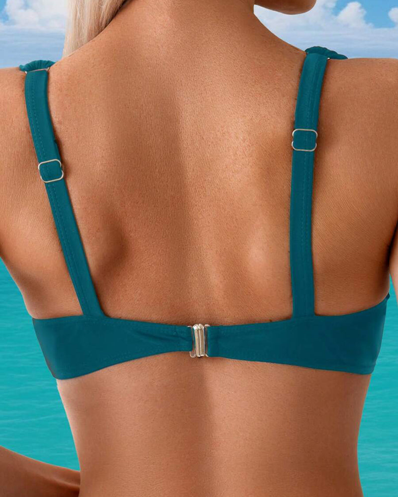 Bikini Sexet Bh Ensfarvet