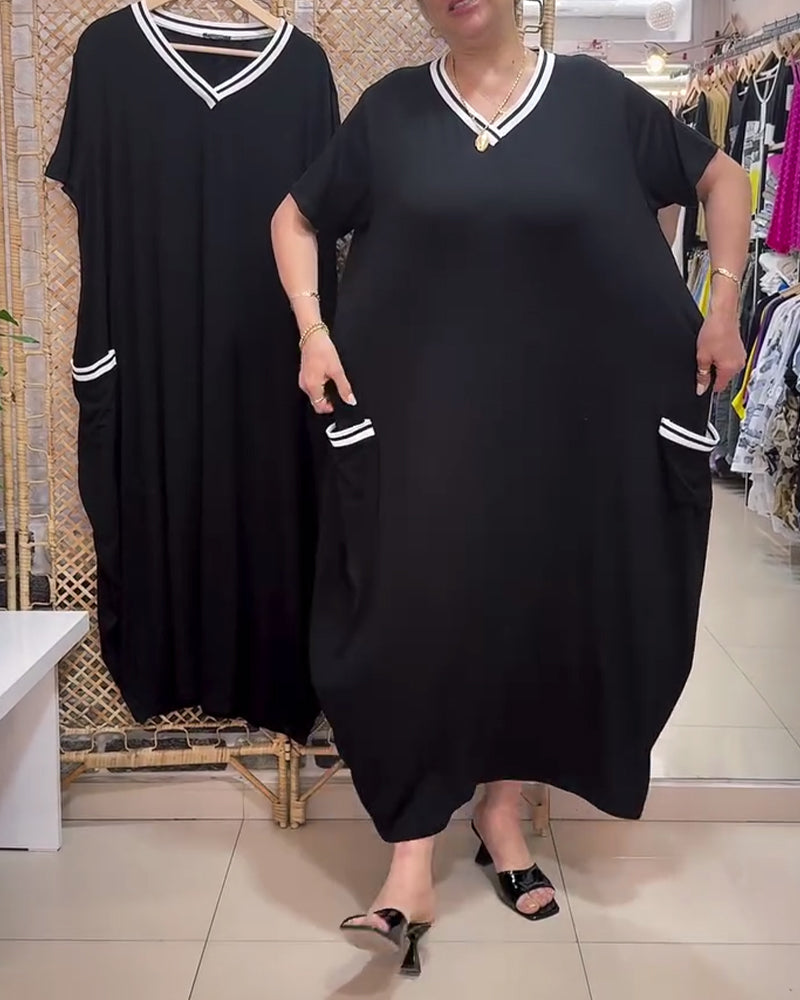 Kjole Afslappet Løs Lige Model