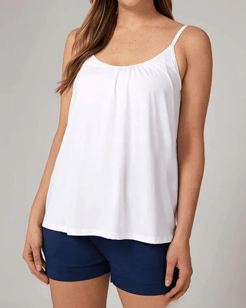 Tanktop med indbygget BH