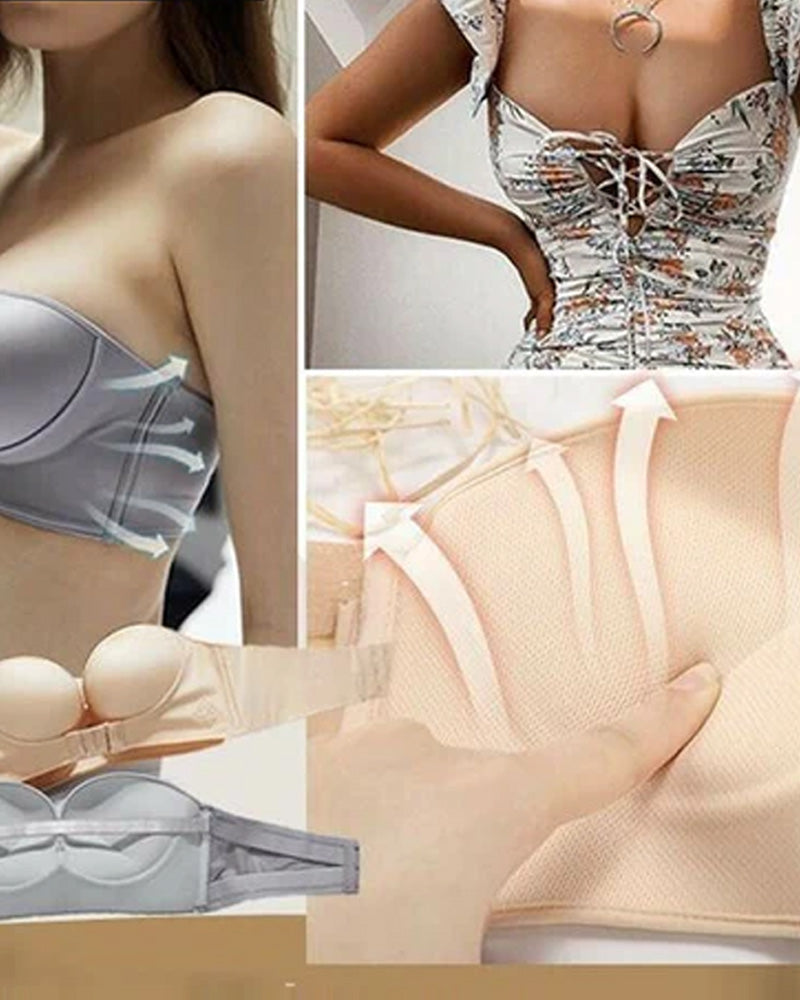 Stropløs bh med frontspænde