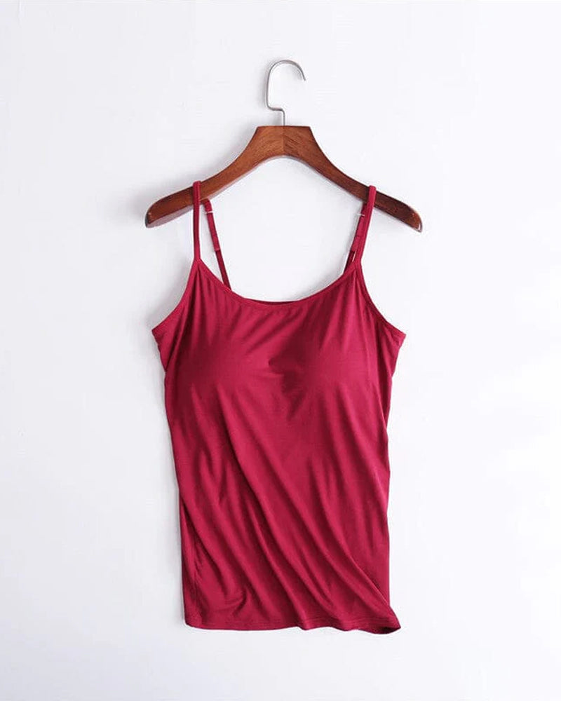 Tanktop med indbygget BH