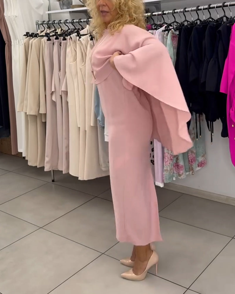 Kjole Fashionable Rund Hals Elegant