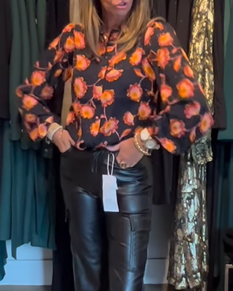 Årsagstop med blomsterprint