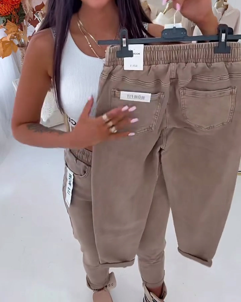 Bukser Elastisk Stretch Skinny