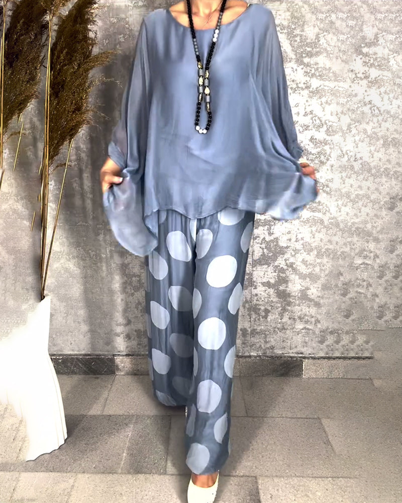 Sæt Temperament Afslappet Stil To-Del