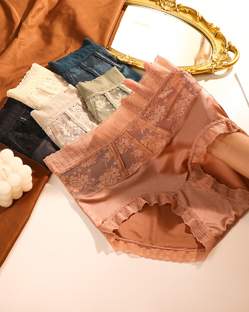 Højtaljede Blonde Trusser Til Kvinder