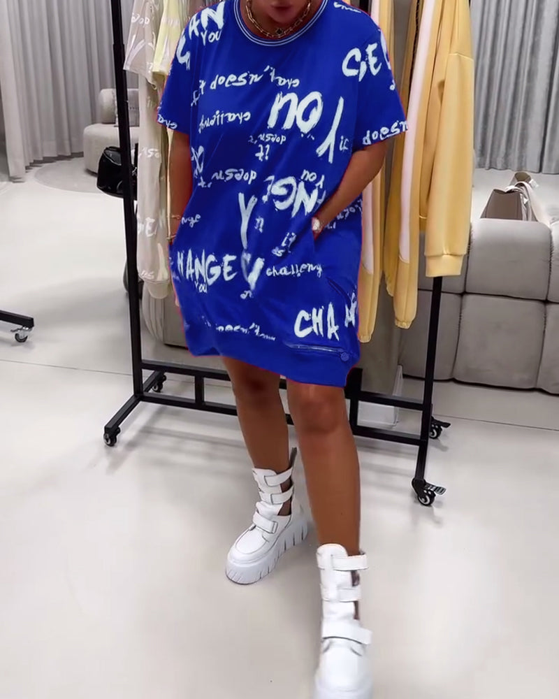 Kjole Løs Bogstavtryk