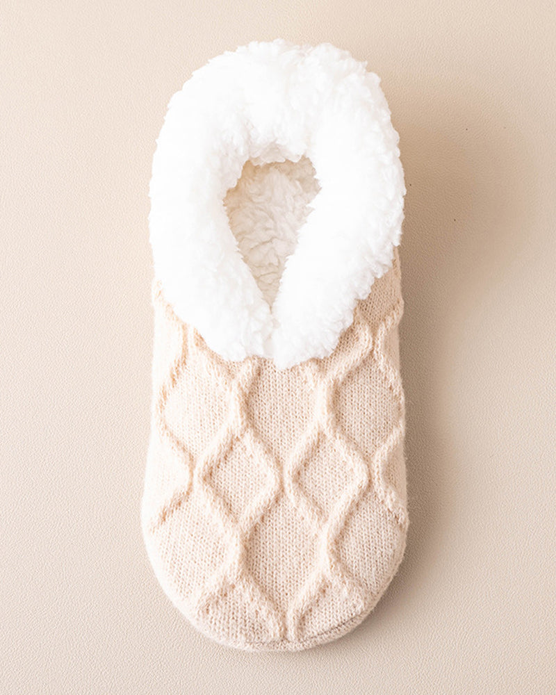 Skridsikre termiske hyggegulvsokker