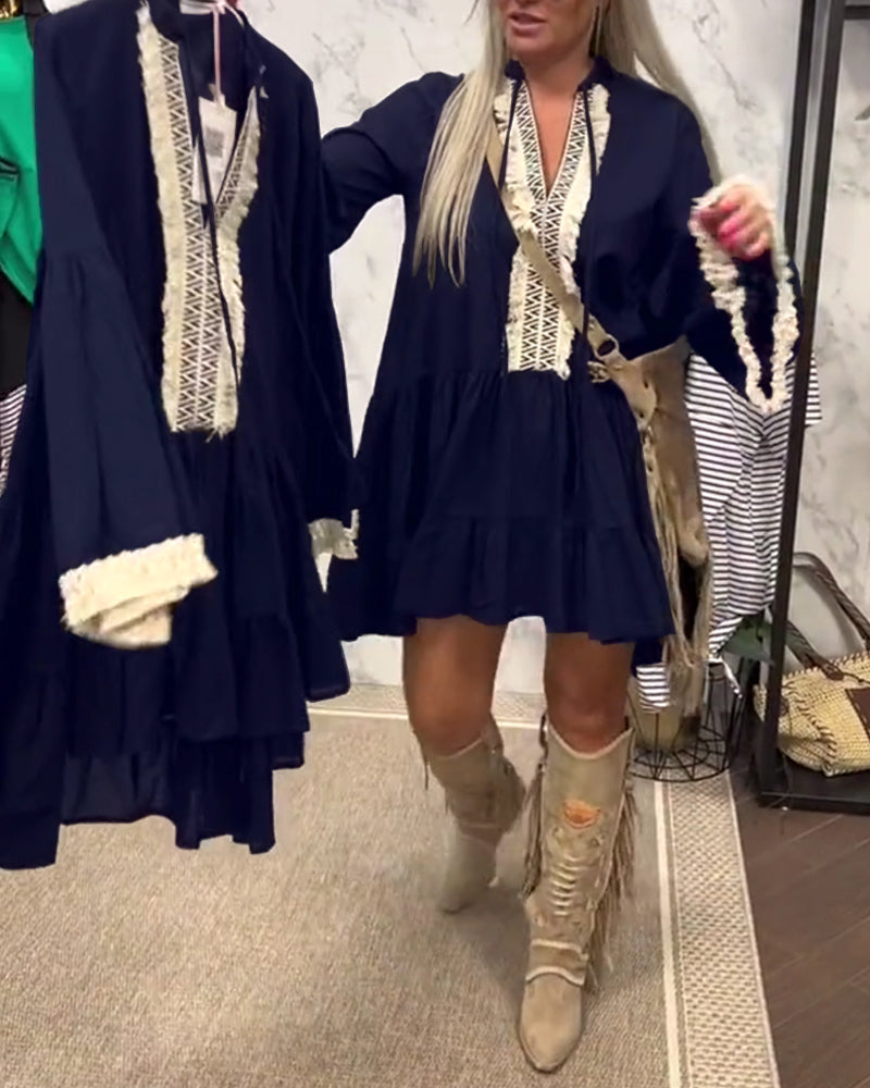 Løs Bohemian Feriekjole