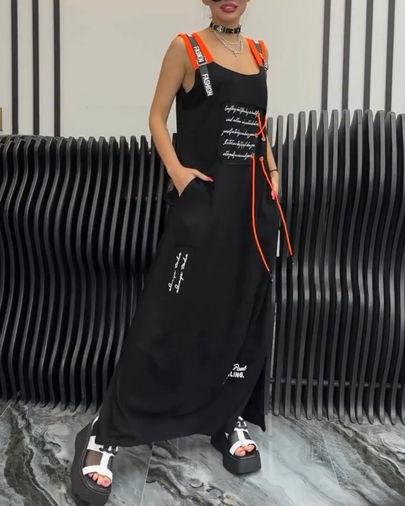 Kjole Ærmeløs Personlig Bogstavtryk